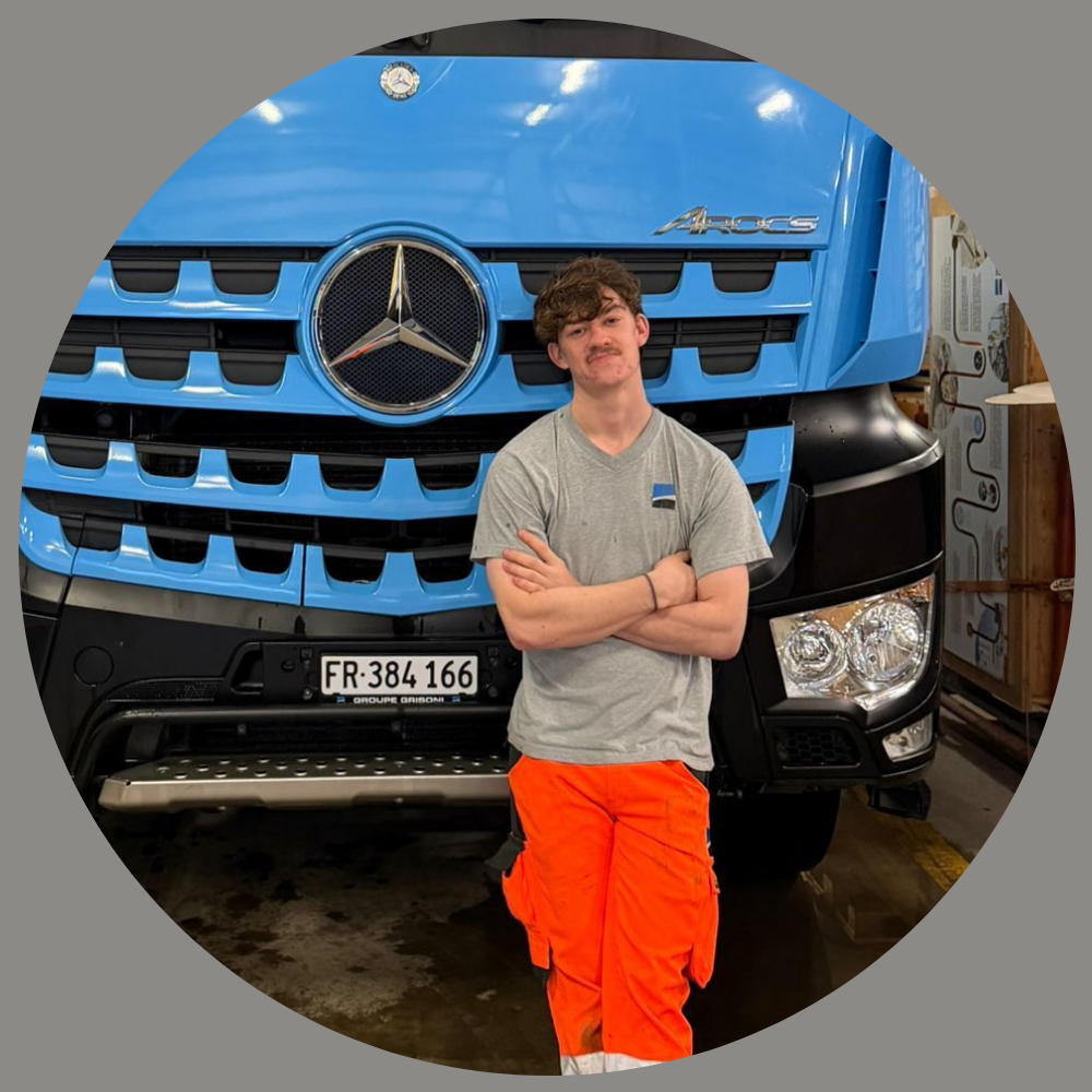 Photo de Valentin Tornare, apprenti de Grisoni en 3 ème année